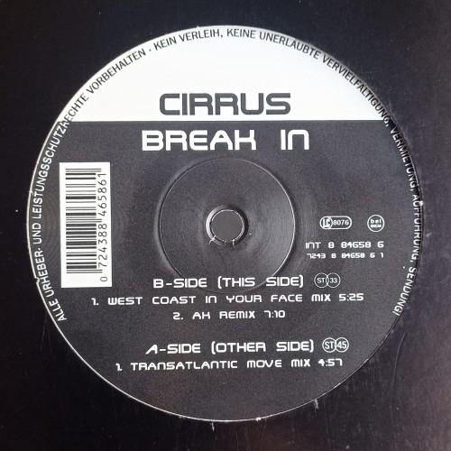 CIRRUS -BREAK IN