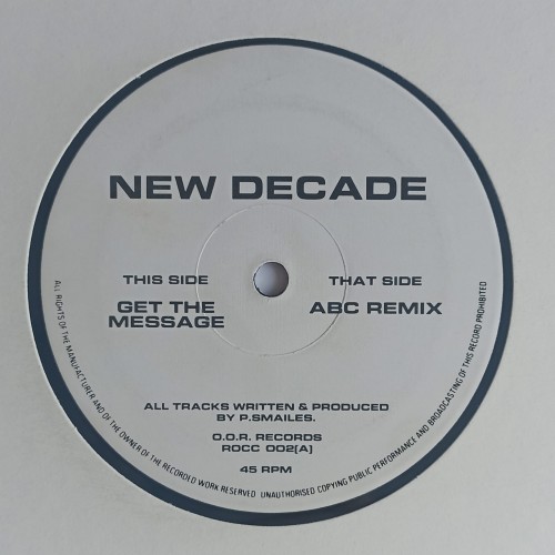 New Decade – Get The Message / ABC (Remix)