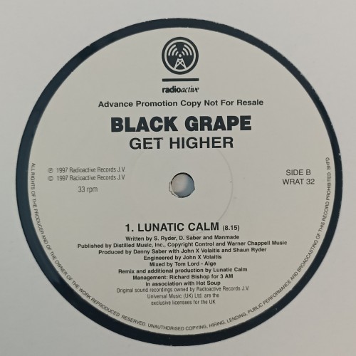 Black Grape – Get Higher ( Remixes )