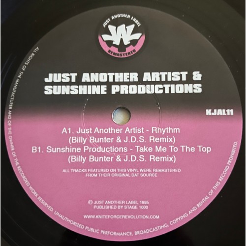 Just Another Artist &amp; Sunshine Productions – Rhythm / Take Me To The Top (Remixes)