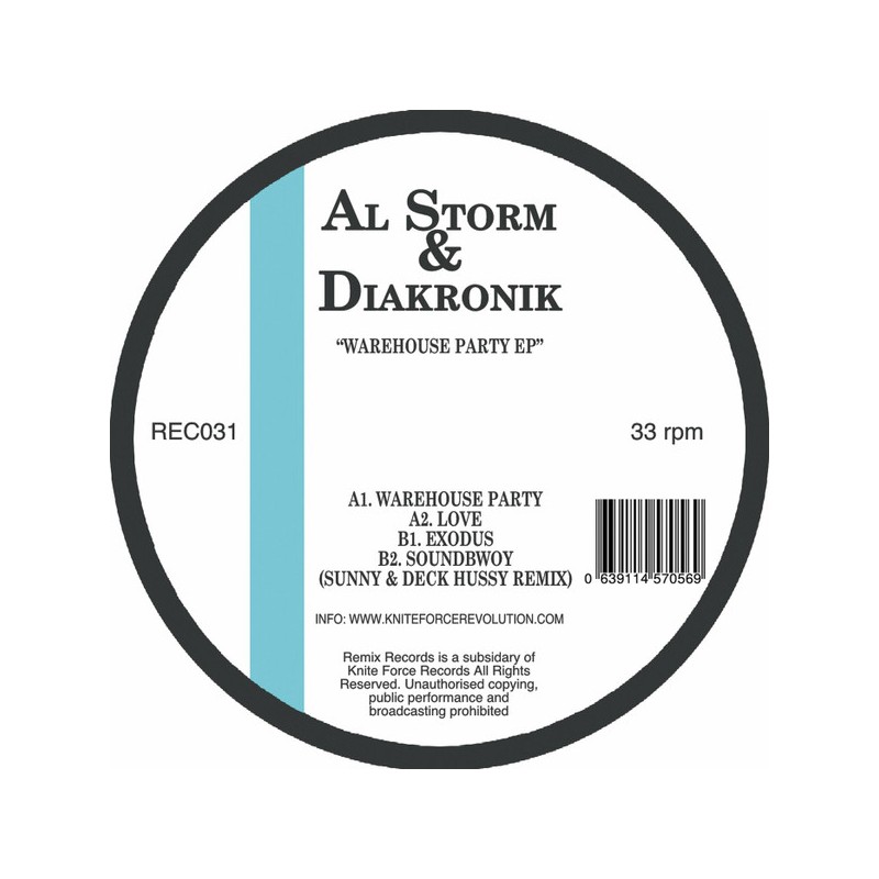 Al Storm & Diakronik – Warehouse Party EP
