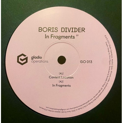 Boris Divider – In Fragments EP