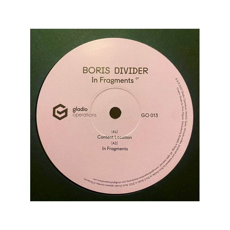 Boris Divider – In Fragments EP