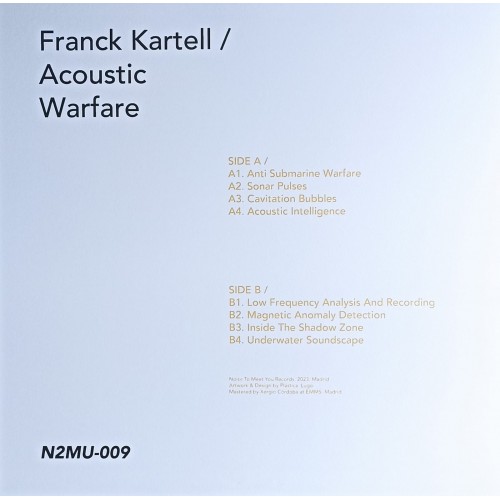 Franck Kartell – Acoustic Warfare (Light Blueberry Marbled)