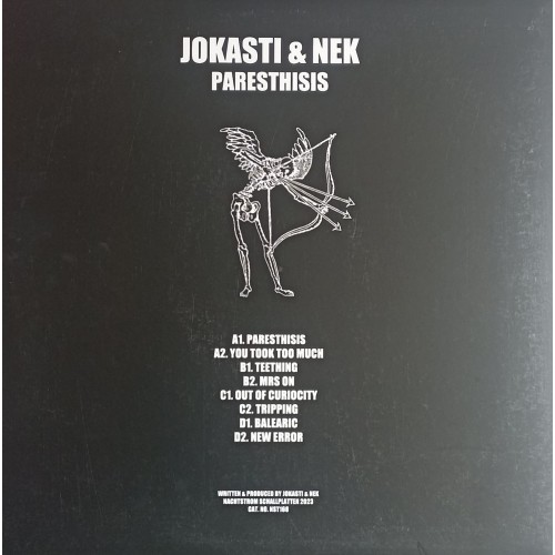Jokasti &amp; Nek – Paresthisis EP (	 2 x Vinyl, 12&quot;, Red Transparent)