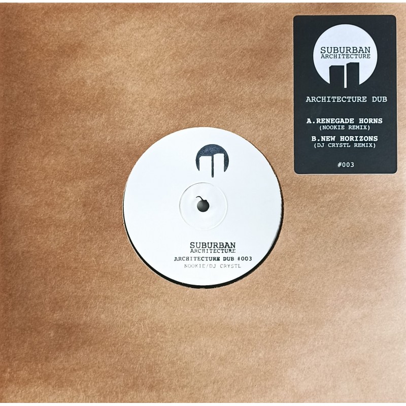 Suburban Architecture – Architecture Dub 003 ( 10", Limited Edition, White Label)