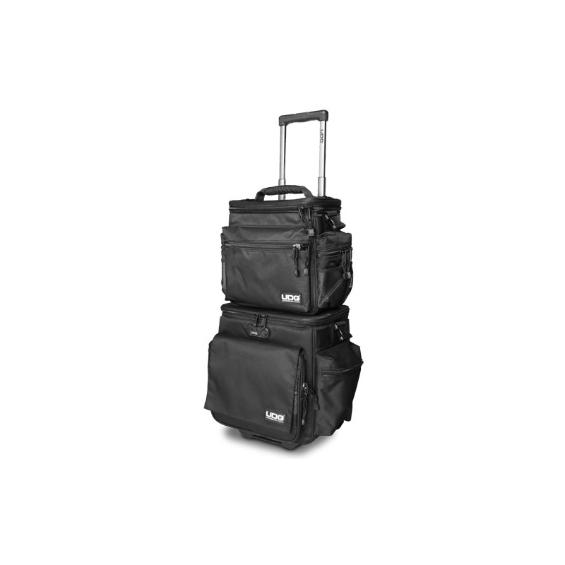 UDG U9679BLOR - ULTIMATE SLINGBAG TROLLEY SET DELUXE BLACK, ORANGE INSIDE