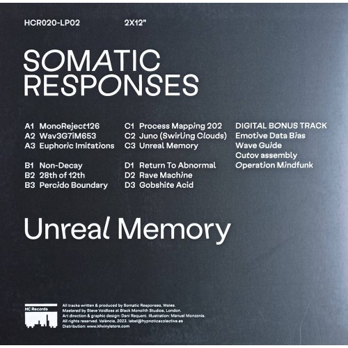 Somatic Responses – Unreal Memory ( 2 x vinyl )