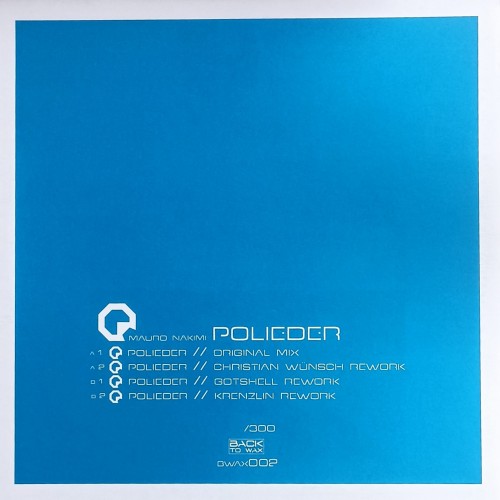 Mauro Nakimi – Polieder (Limited Edition, Blue, Transparent)