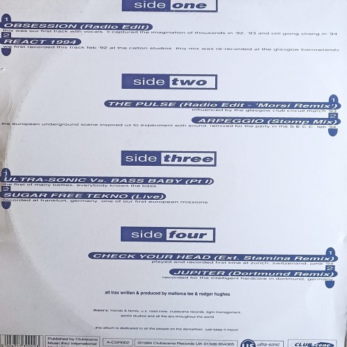 Ultra-Sonic – Tekno Junkies &#039;92-&#039;94