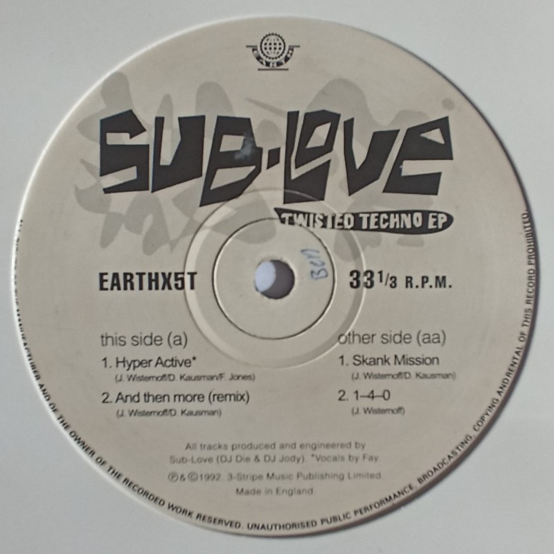 Sub-Love – Twisted Techno EP