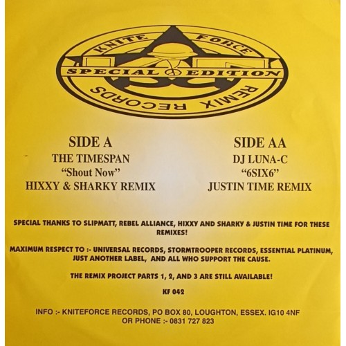 The Timespan / Luna-C – Remix Records &amp; Kniteforce Present &#039;The Remix&#039;s&#039; Part 5