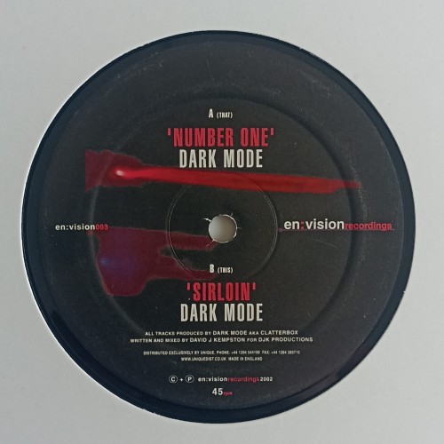 Dark Mode ‎– Number One / Sirloin