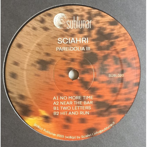 Sciahri – Pareidolia III