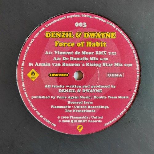 Denzil &amp; Dwayne – Force Of Habit