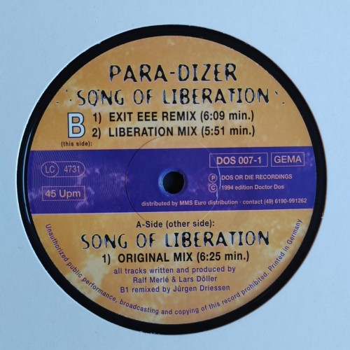 Para-Dizer – Song Of Liberation