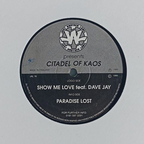 Citadel Of Kaos – Show Me Love / Paradise Lost